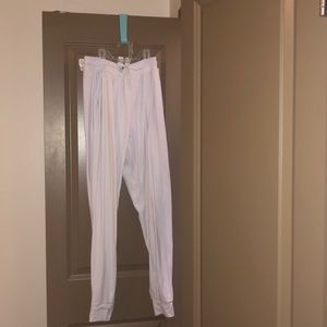 White sweatpants
